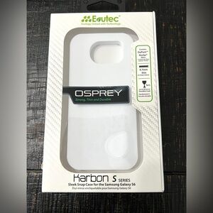 Evutec Karbon S phone Case for Samsung Galaxy S6 White Strong Thin Snap New